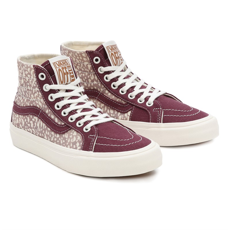 Vans Womens Sk8-Hi 38 Decon SF Trainers Animal Mauve/Wine