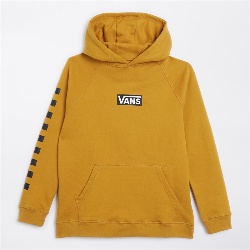 Vans Junior Drenge boks logo hættetrøje høst guld