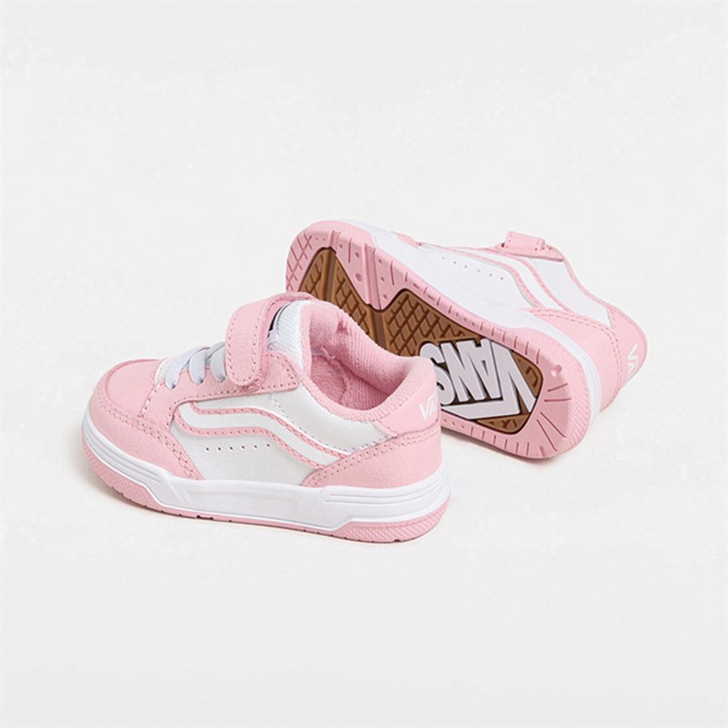 Vans Små Piger Hylane Velcro Træningssko Pink / Hvid