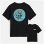 Vans Junior Drenge Hasta LA Shaka Grafik Bagside T-Shirt Sort