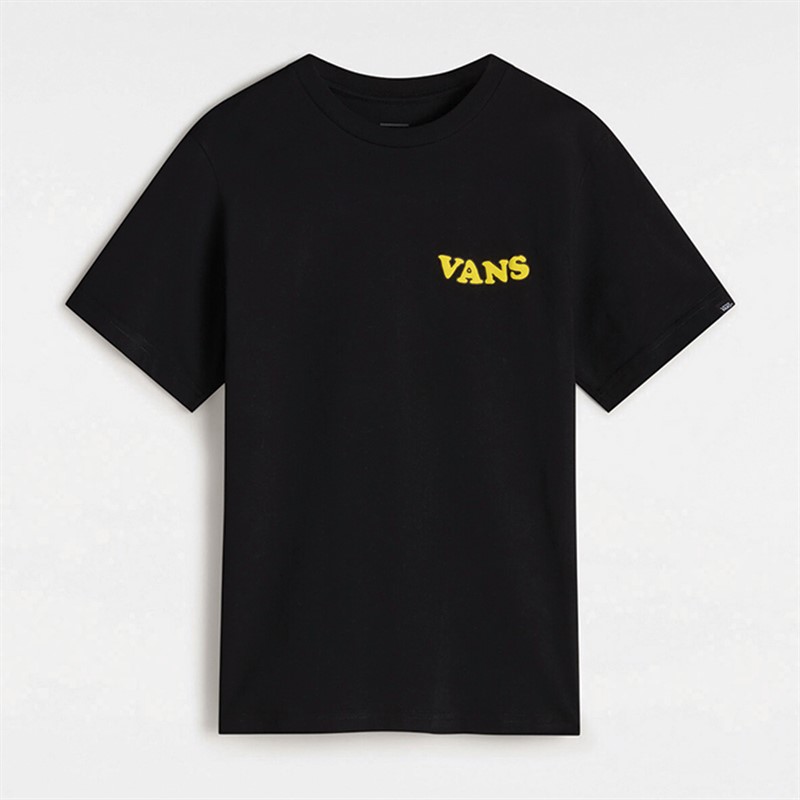 Vans Junior Drenge Hasta LA Shaka Grafik Bagside T-Shirt Sort
