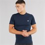 Vans Mens Left Chest Logo T-Shirt Navy/White