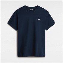 Vans Mens Left Chest Logo T-Shirt Navy/White