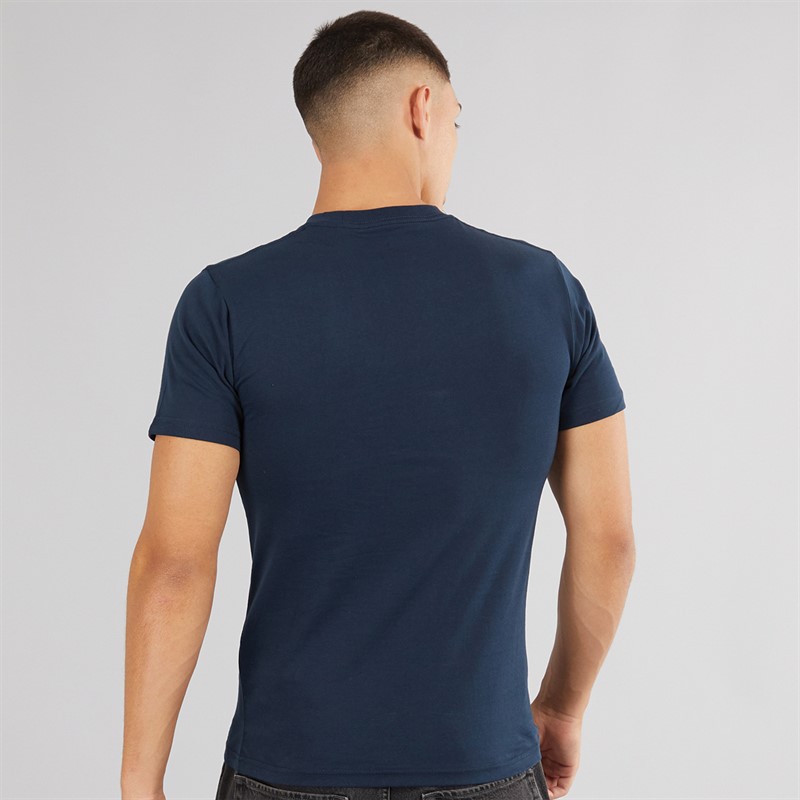 Vans Mens Left Chest Logo T-Shirt Navy/White