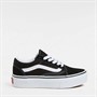 Vans Kids Old Skool Platform Trainers Black/True White