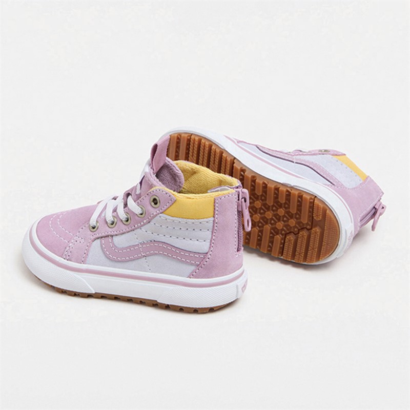 Vans Infant Girls MTE Sk8-Hi Zip Trainers Multi/True White
