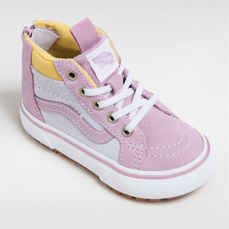 Vans Infant Girls MTE Sk8-Hi Zip Trainers Multi/True White