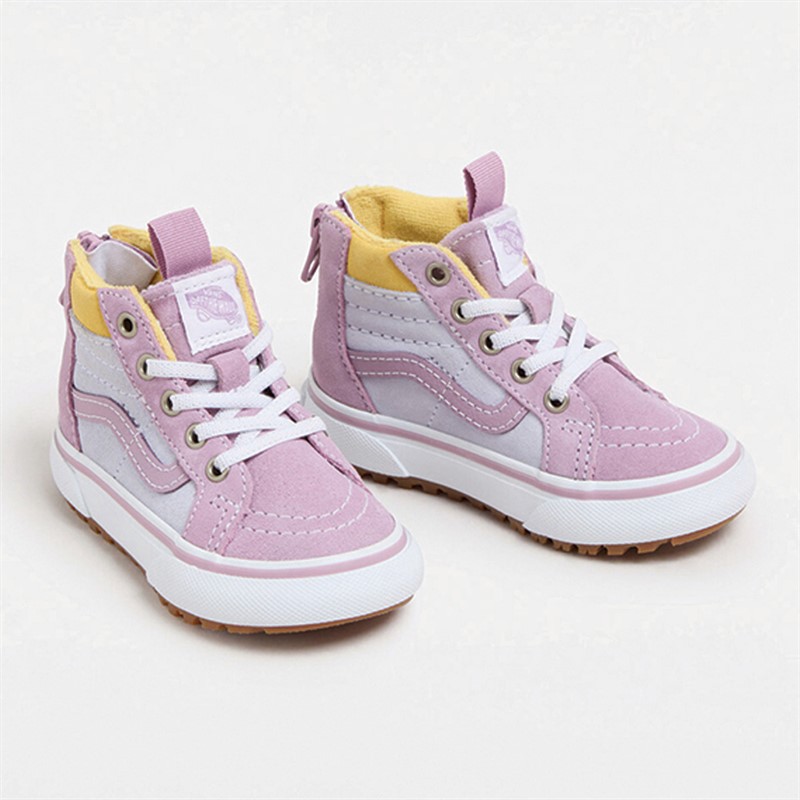 Vans Infant Girls MTE Sk8-Hi Zip Trainers Multi/True White