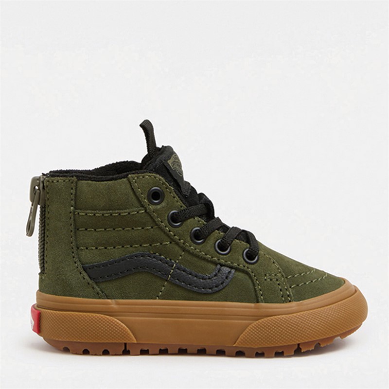 Vans Infant Boys MTE Sk8-Hi Zip Trainers Grape Leaf/Gum - Size 5.5K
