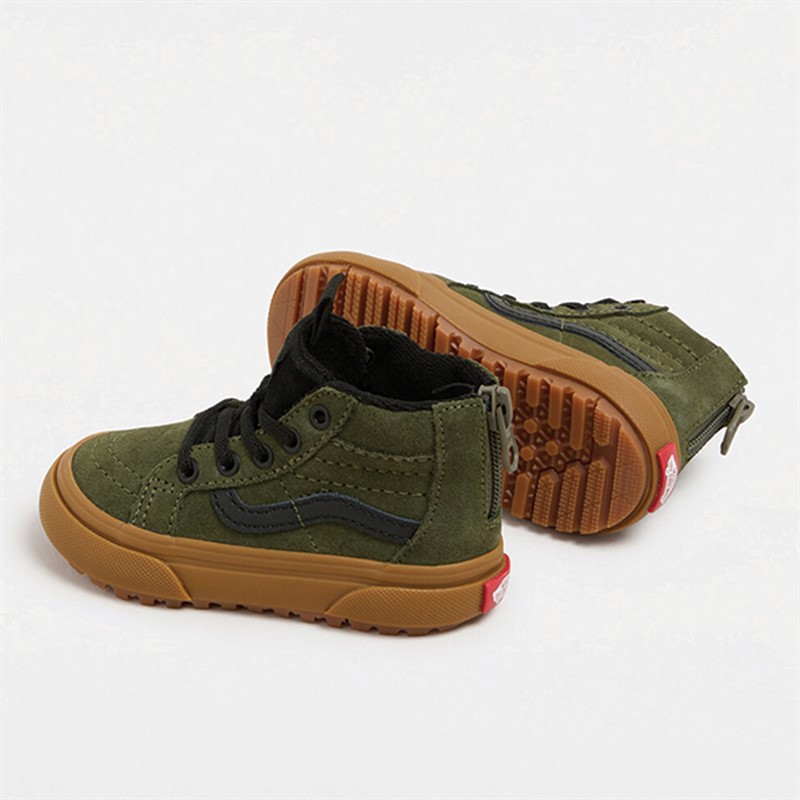 Vans Infant Boys MTE Sk8-Hi Zip Trainers Grape Leaf/Gum