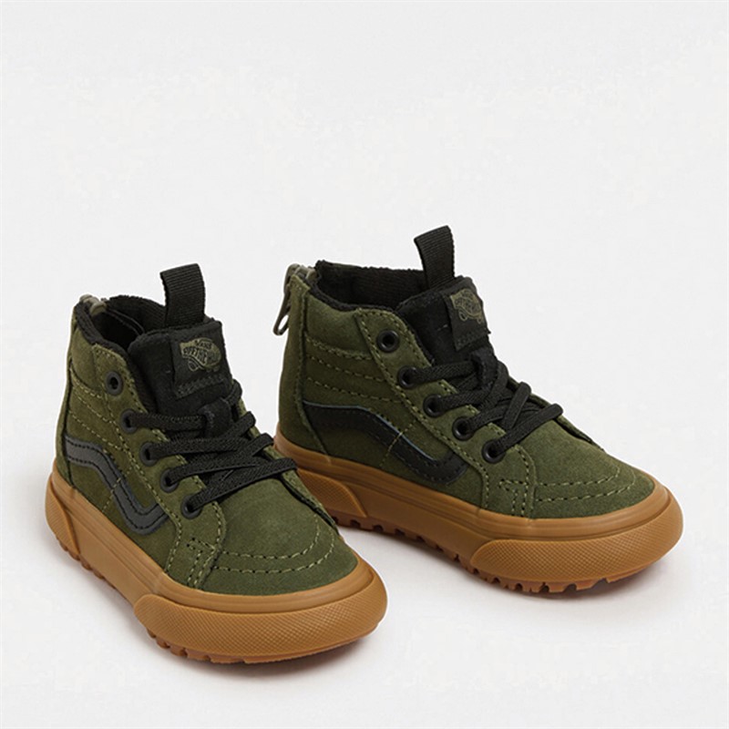 Vans Infant Boys MTE Sk8-Hi Zip Trainers Grape Leaf/Gum