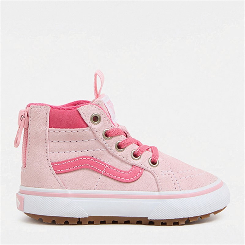 Vans Infant Girls MTE Sk8-Hi Zip Trainers Pink/Multi