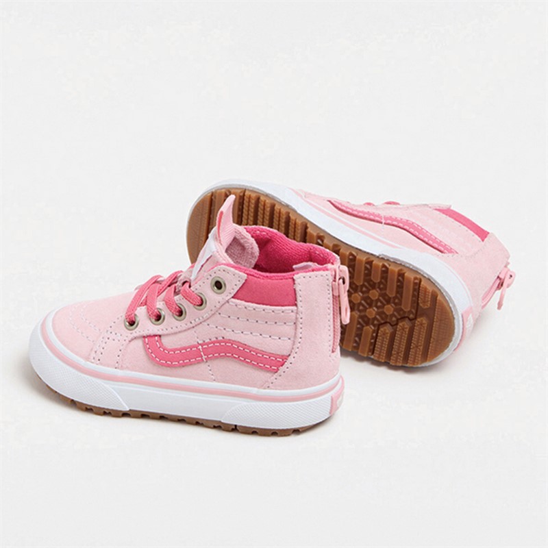 Vans Infant Girls MTE Sk8-Hi Zip Trainers Pink/Multi