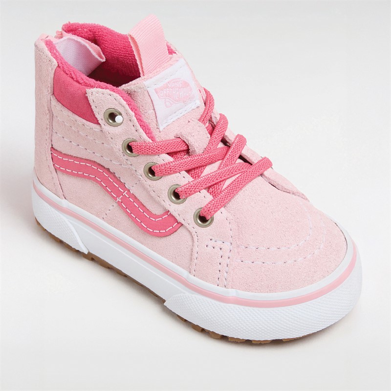 Vans Infant Girls MTE Sk8-Hi Zip Trainers Pink/Multi