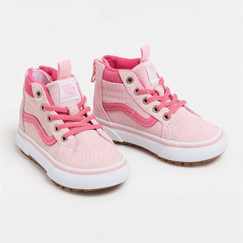 Vans Infant Girls MTE Sk8-Hi Zip Trainers Pink/Multi