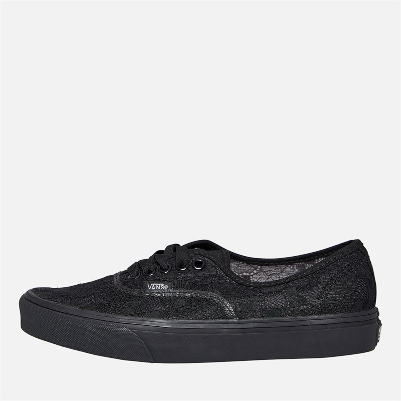 Vans Womens Authentic Trainers Black - Size 5