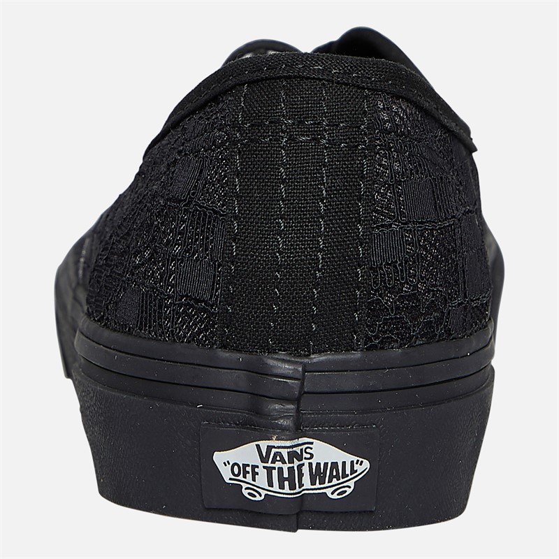 Vans Womens Authentic Trainers Black