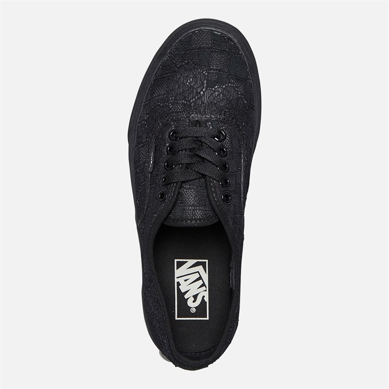 Vans Womens Authentic Trainers Black
