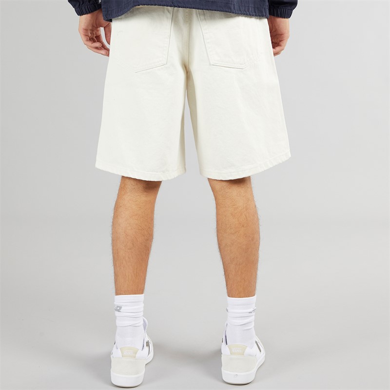 Vans Herren Baggy Jeansshorts Marshmallow