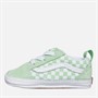 Vans Baby Old Skool Checkerboard Krippe Turnschuhe Pistazie Grün