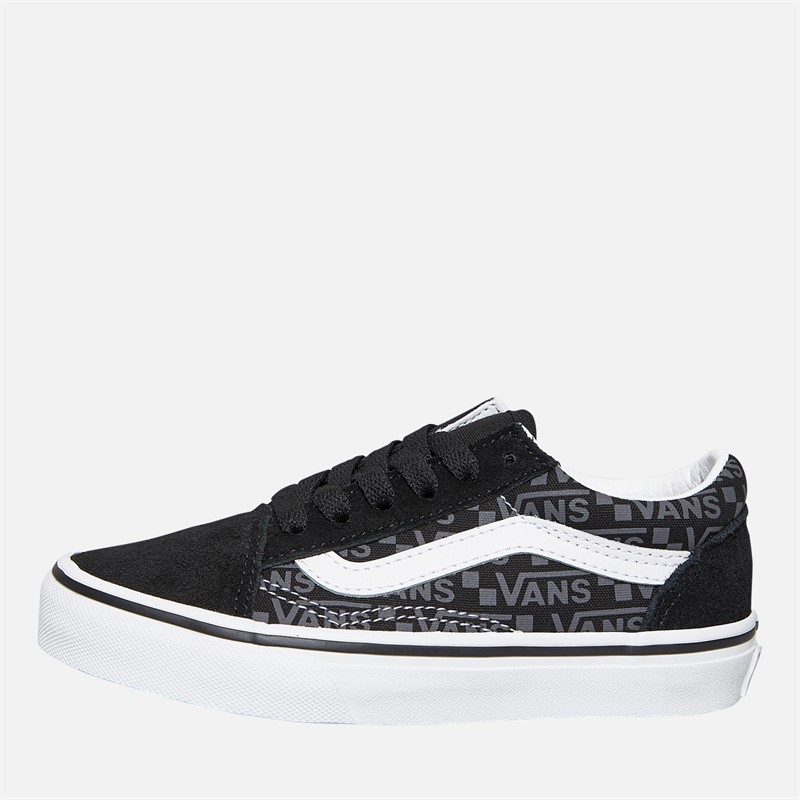 Vans Kinder Old Skool Turnschuhe Schwarz