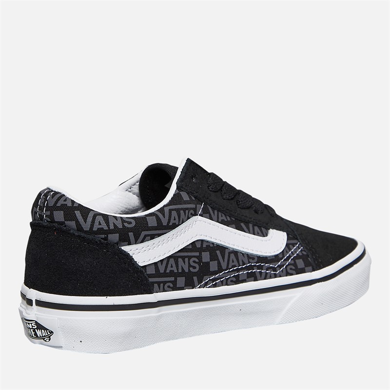 Vans Kinder Old Skool Turnschuhe Schwarz