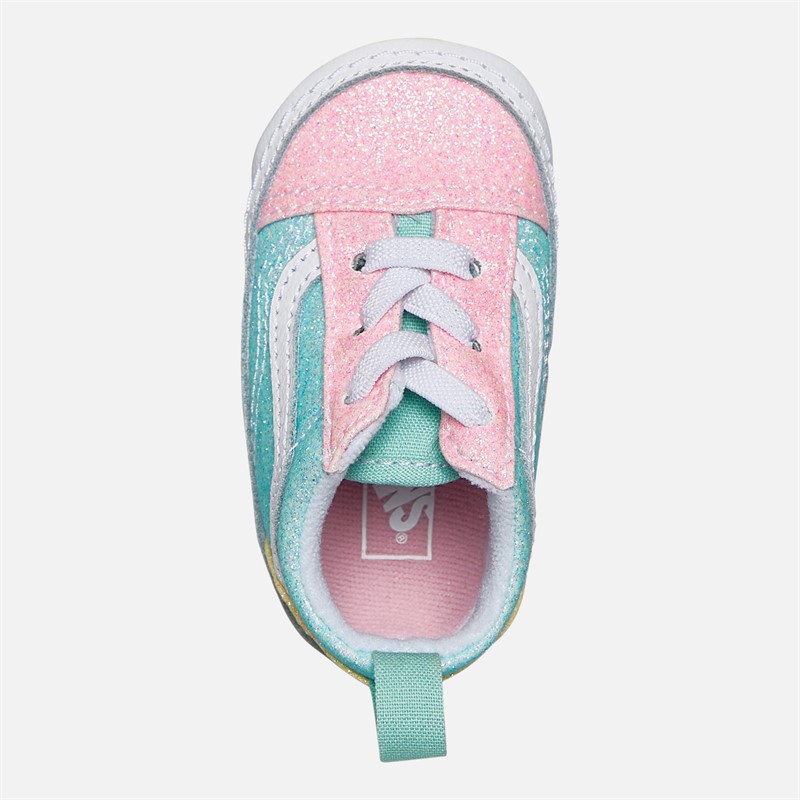 Vans Baby Mädchen Old Skool Glitter Krabbelschuhe Pastell Multi