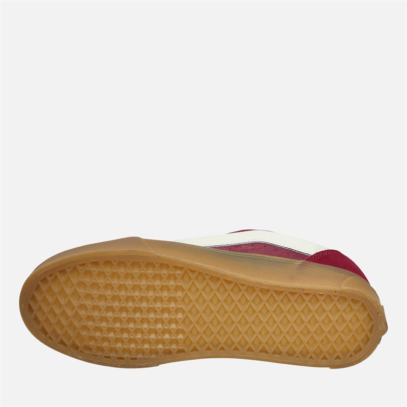 Vans Herren Knu Skool Sneaker Dunkelrot/Gum