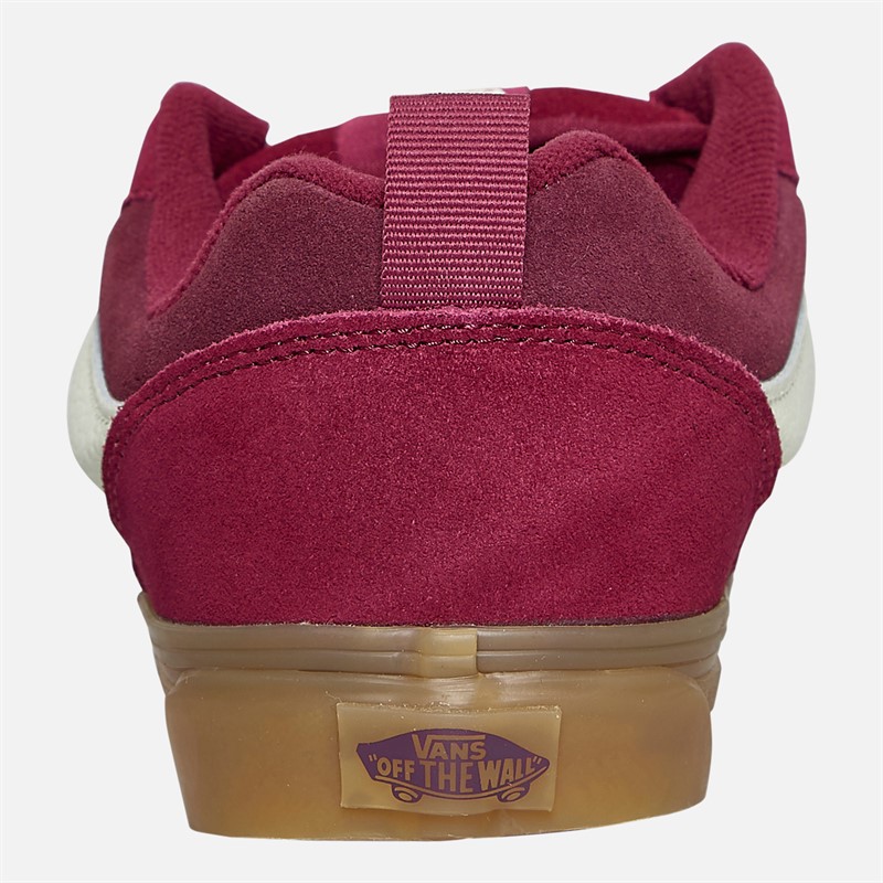 Vans Herren Knu Skool Sneaker Dunkelrot/Gum
