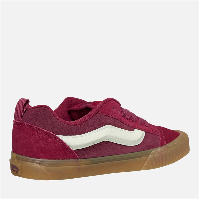 Vans Herren Knu Skool Sneaker Dunkelrot/Gum