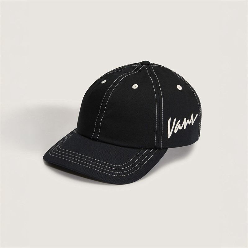 Vans Classic Script Curved Brim Cap Black