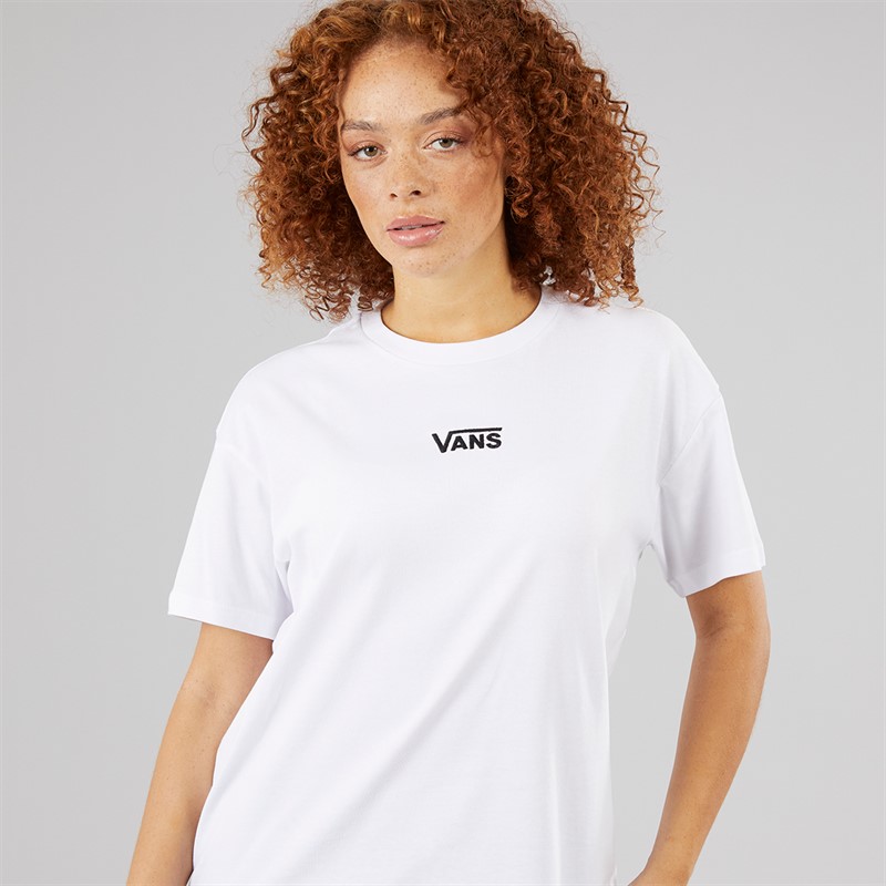 Vans Womens Flying V Oversized T-Shirt White