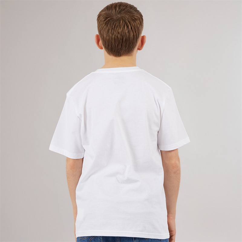 Vans Junior Boys Star Checker T-Shirt White