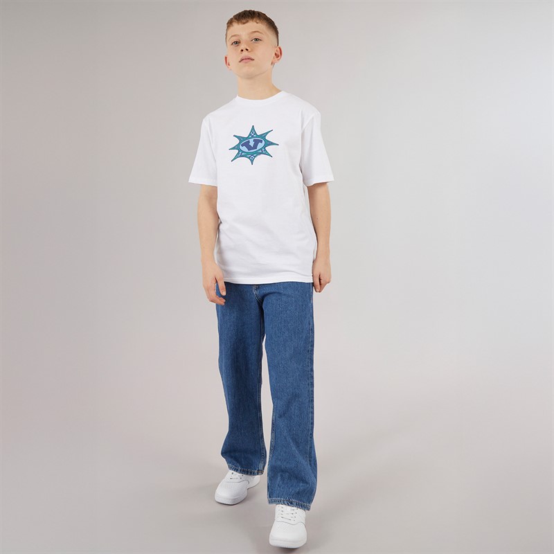 Vans Junior Boys Star Checker T-Shirt White