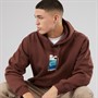 Vans Mens Extra Strength Graphic Loose Hoodie Bitter Chocolate
