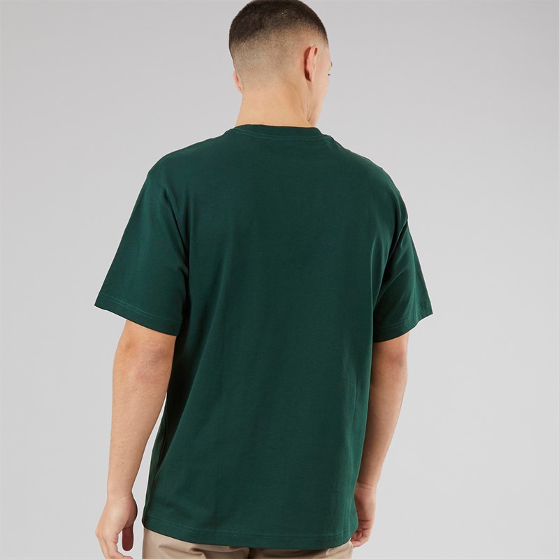 Vans Mens Left Chest Logo Loose Fit T-Shirt Scarab