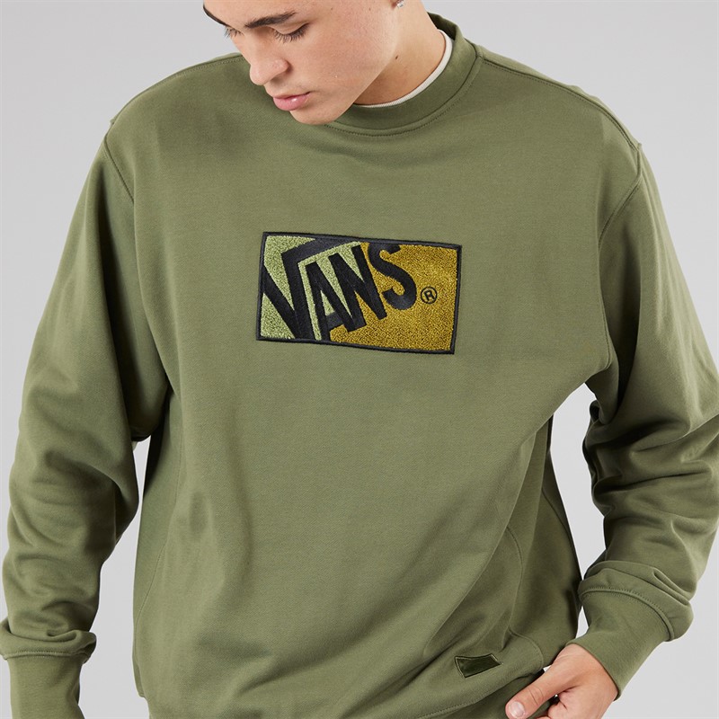 Vans Mens Original Standards Sweatshirt Pine Forest