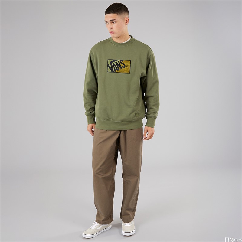 Vans Mens Original Standards Sweatshirt Pine Forest