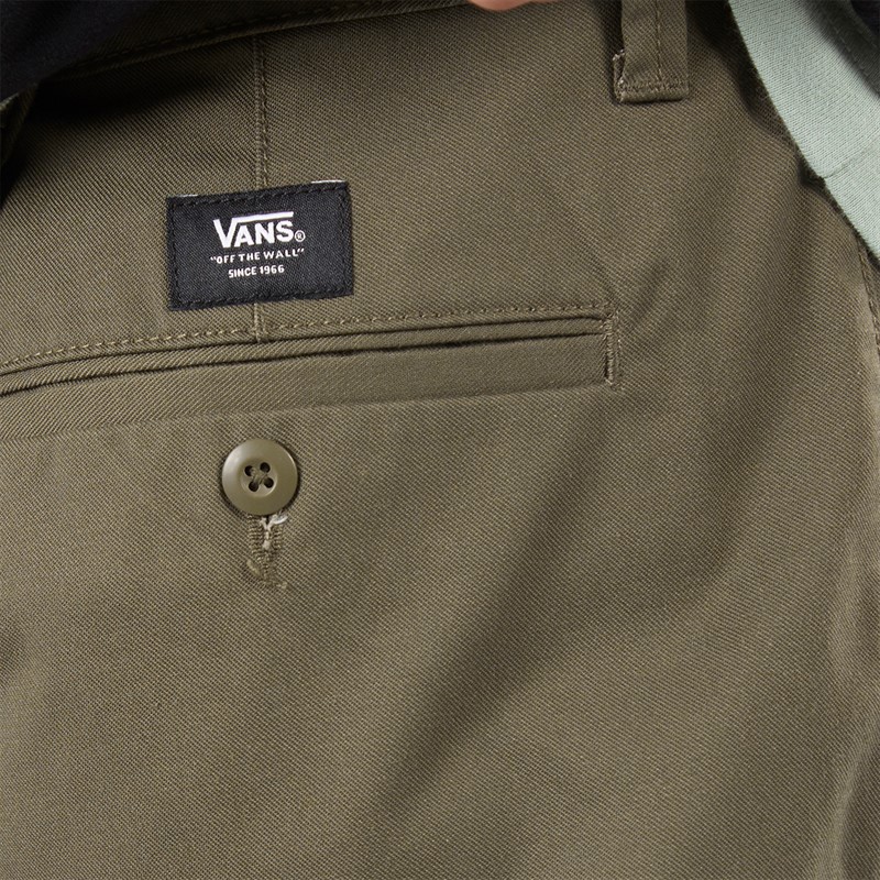 Vans Mens Authentic Relaxed Fit Chinos Grape Leaf