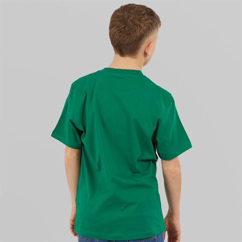 Vans Junior Boys Classic Logo T-Shirt Verdant Green