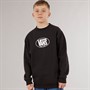Vans Junior Boys Classic Oval Crew Sweatshirt Black