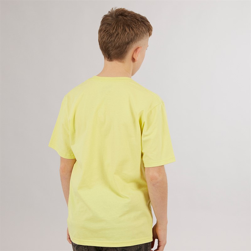Vans Junior Boys Star Checker T-Shirt Canary Yellow