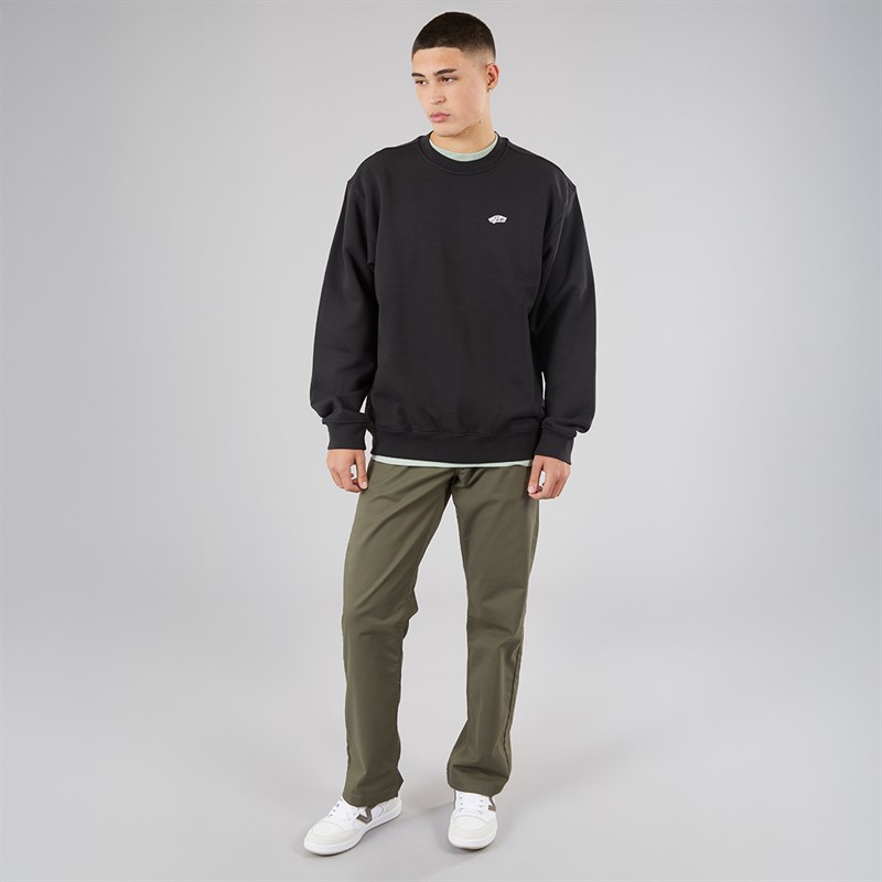 Vans Mens Style 76 Graphic Back Loose Sweatshirt Black/White