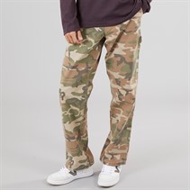 Vans Mens Drill Chore Carpenter Loose Camo Trousers Vintage Camo