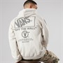 Vans Mens Stockpile Graphic Back Hoodie Taupe Mist
