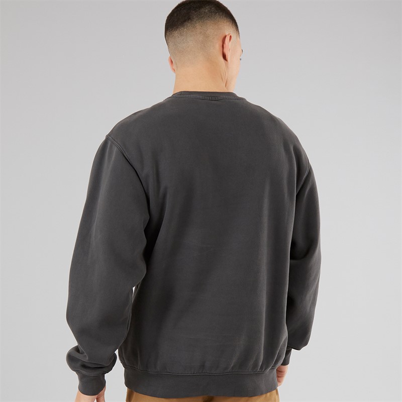 Vans Mens Star Checker Crew Sweatshirt Black