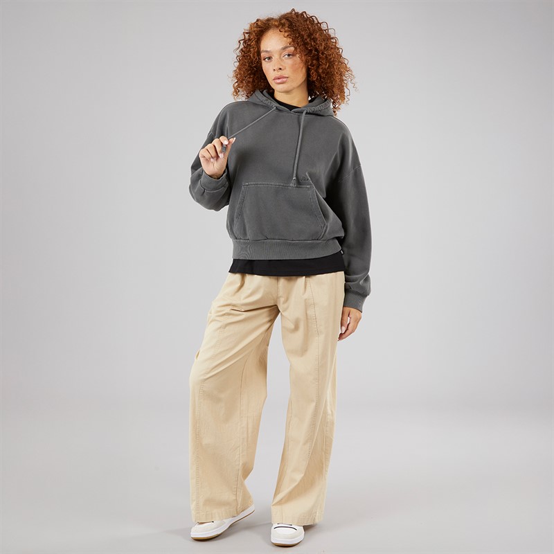 Vans Womens Retro Hoodie Asphalt