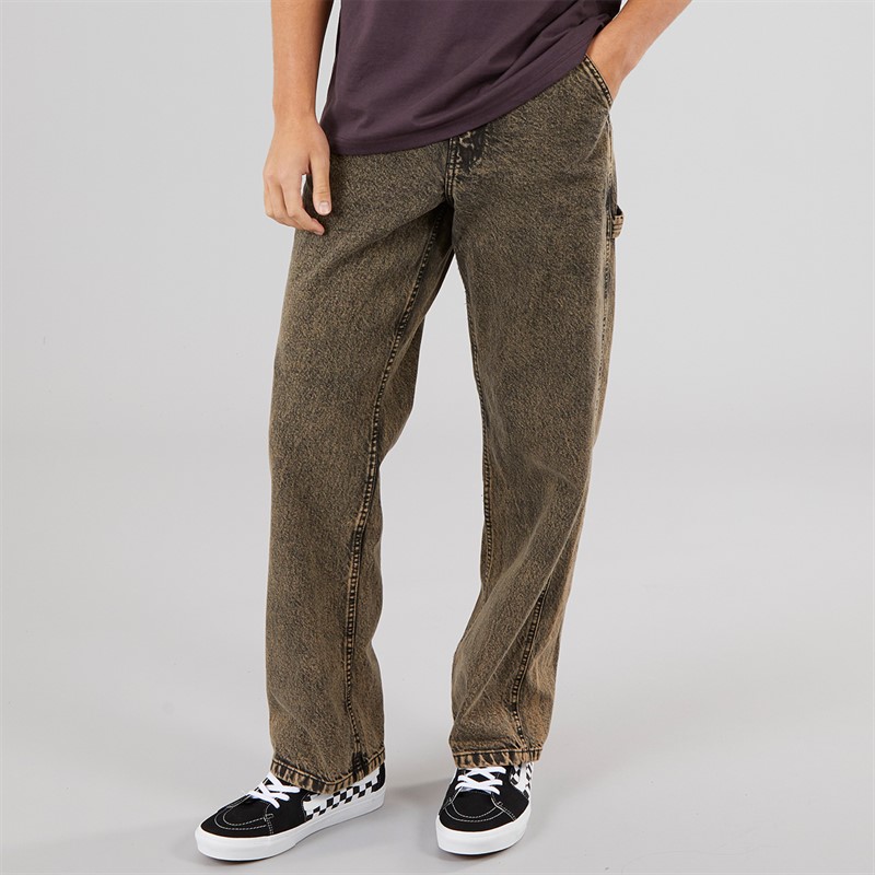 Vans Mens Drill Chore Carpenter Loose Trousers Bay Leaf