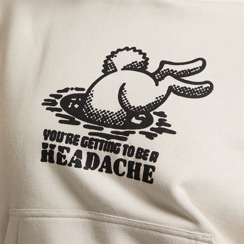 Vans Womens Down The Rabbit Hole Graphic Hoodie Taupe Mist