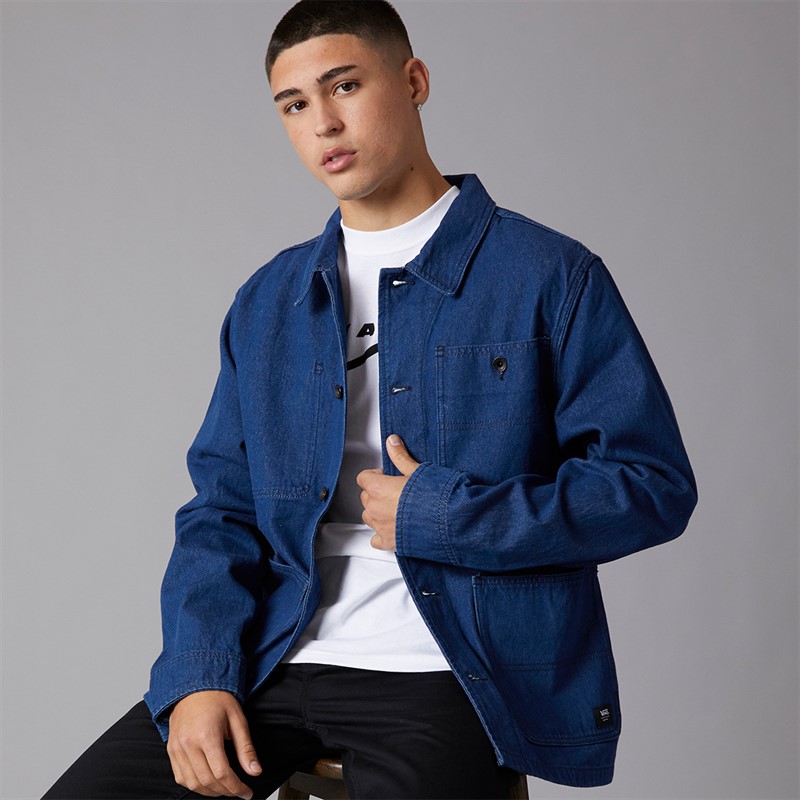 Vans Mens Chore Denim Jacket Indigo Rinse